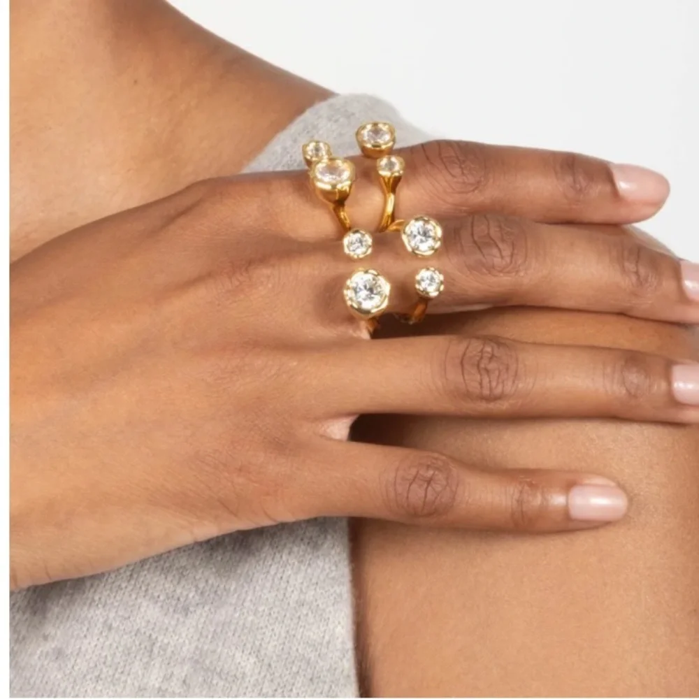 ALEXIS BITTAR • Asterales Gold Open Ring